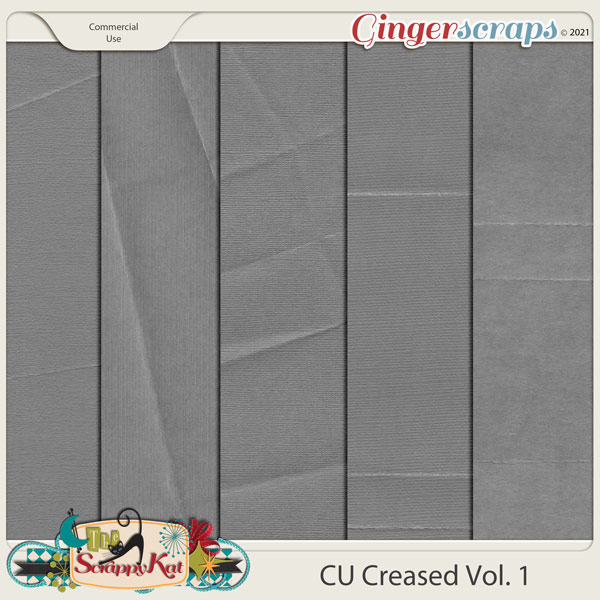 CU Creased Paper Textures Vol. 1 by The Scrappy Kat