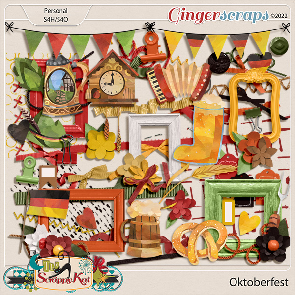 Oktoberfest Element Pack by The Scrappy Kat