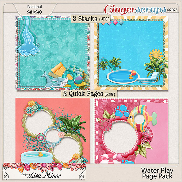 Water Play Page Pack from Designs by Lisa Minor