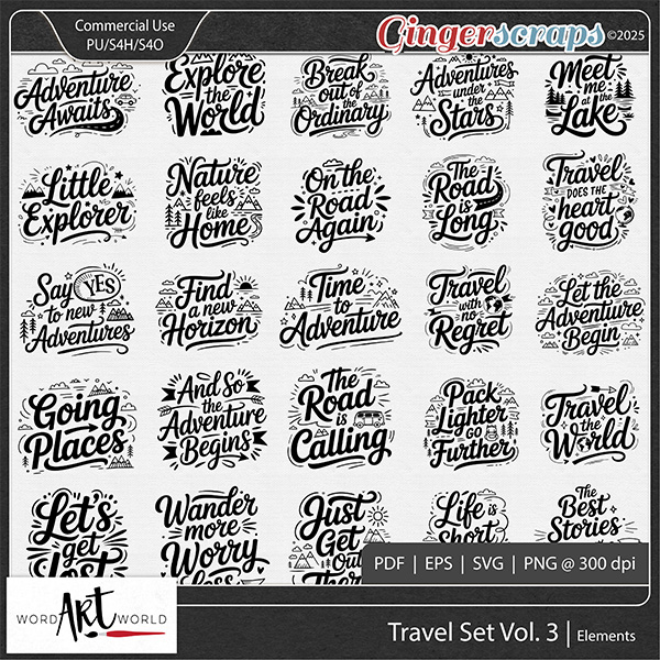 Travel Set Vol 3 CU Elements