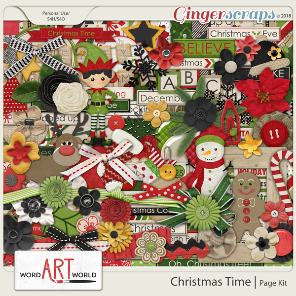 Christmas Time Page Kit