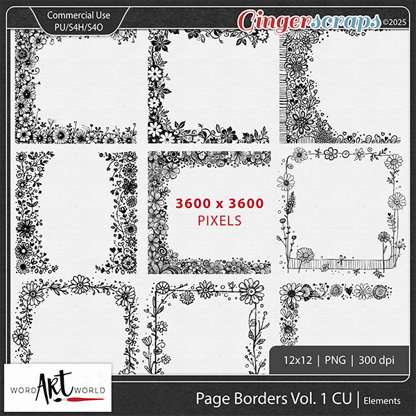 Page Borders Vol 1 CU OK