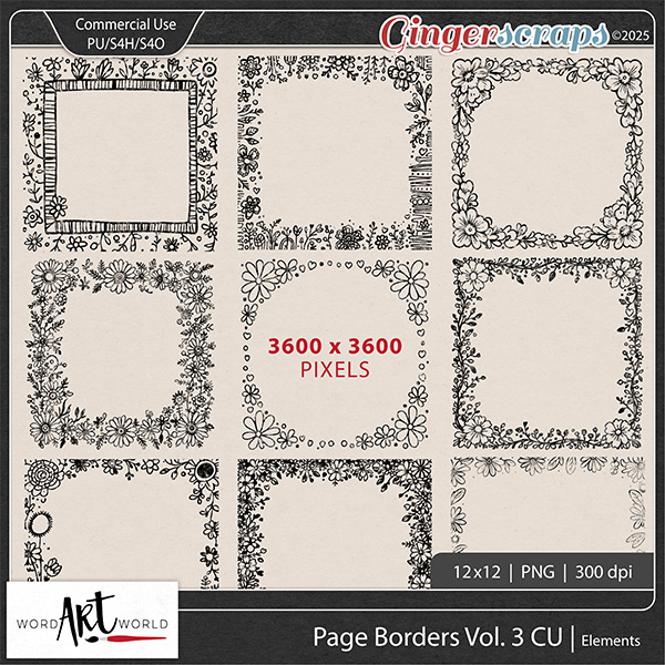 Page Borders Vol 3 CU OK