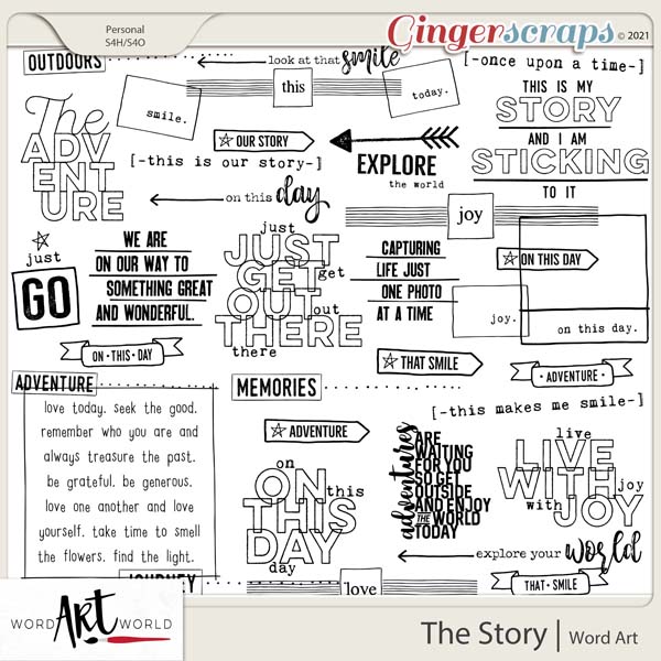 The Story Word Art