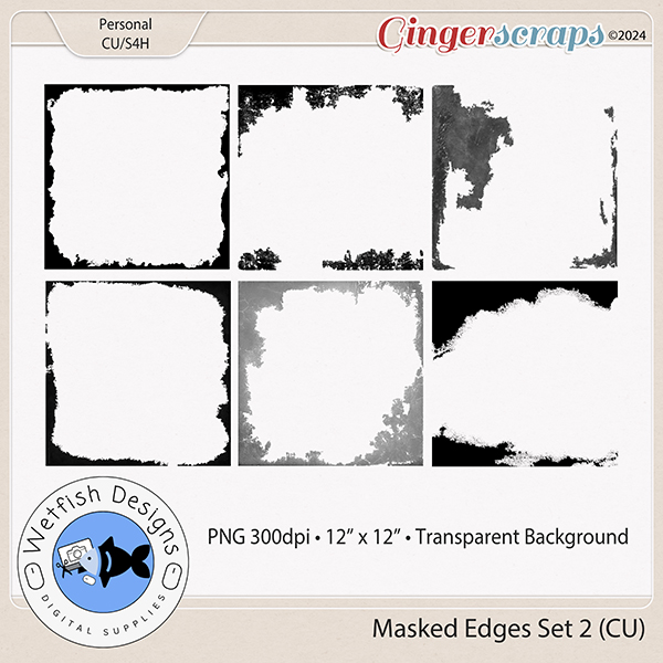 Masked Edges Set 2 by Wetfish Designs 