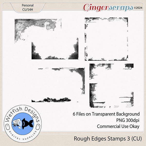 CU Rough Edges Set 3 by Wetfish Designs  