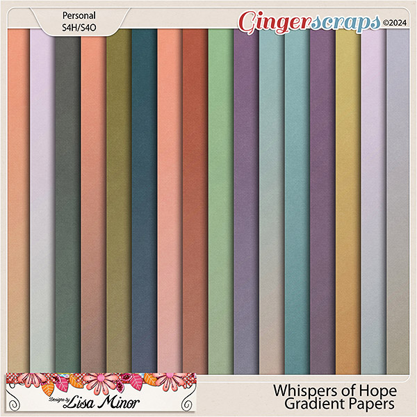 Whispers of Hope Gradient Papers from Designs by Lisa Minor