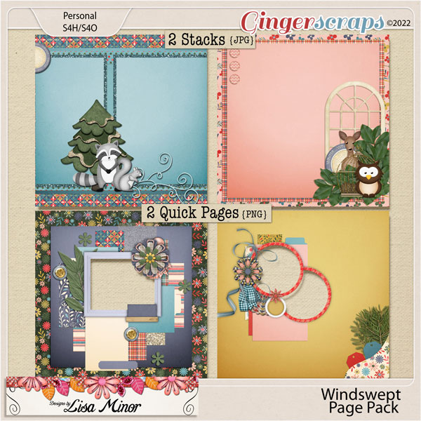 Windswept Page Pack from Designs by Lisa Minor