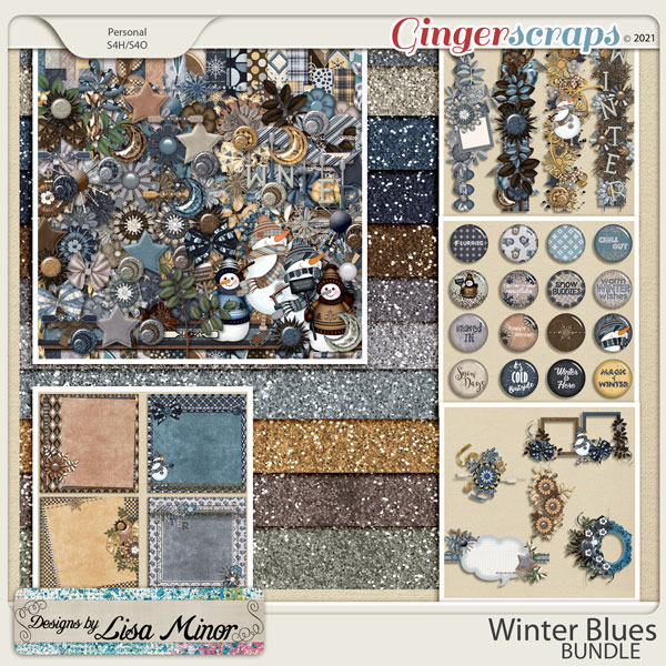 Winter Blues BUNDLE from Designs by Lisa Minor