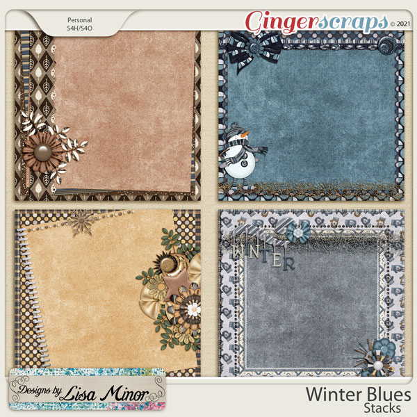 Winter Blues Stacks from Designs by Lisa Minor