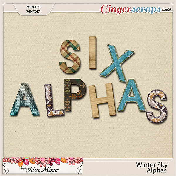 Winter Sky Alphas from Designs by Lisa Minor
