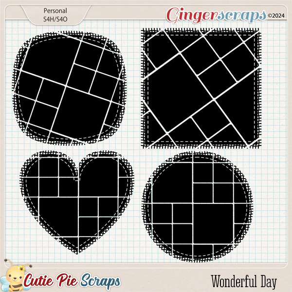 Wonderful Day Shapes Masks