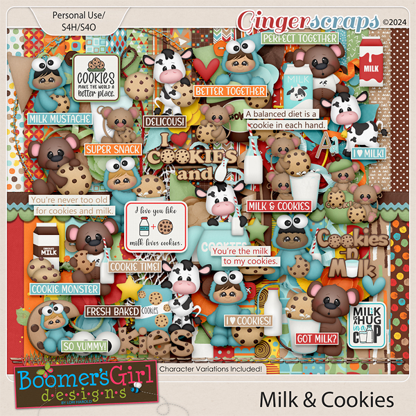 Milk & Cookies by BoomersGirl Designs