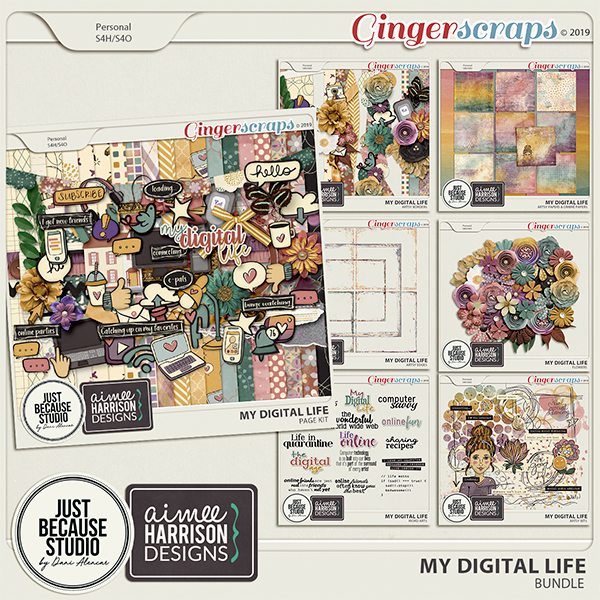 My Digital Life Bundle by JB Studio and Aimee Harrison Designs