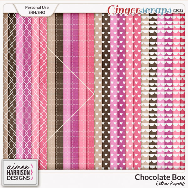 Chocolate Box Extra Papers by Aimee Harrison