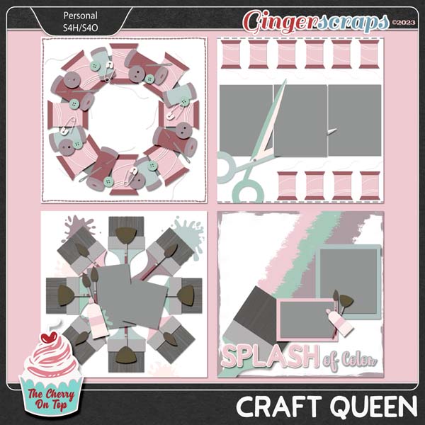 The Cherry On Top Craft Queen Templates
