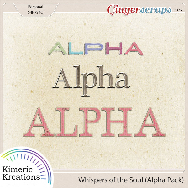 Whispers of the Soul Alpha Pack by Kimeric Kreations