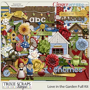 Love in the Garden Full Kit by Trixie Scraps Designs