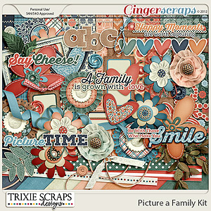 Picture a Family Kit by Trixie Scraps Designs
