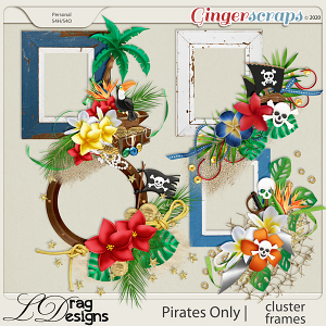 Pirates Only: Cluster Frames by LDragDesigns