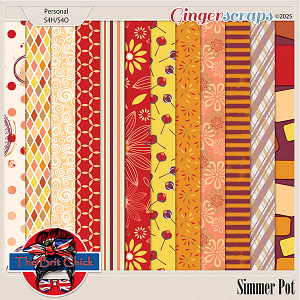 Simmer Pot Patterned Papers By The Brit Chick