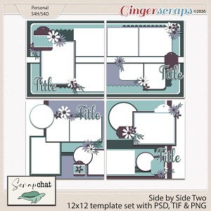 Side by Side Two Templates by ScrapChat Designs Side by Side Two Templates by ScrapChat Designs