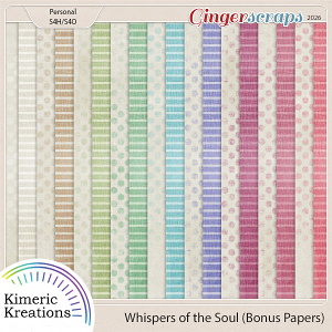 Whispers of the Soul Bonus Paoers by Kimeric Kreations