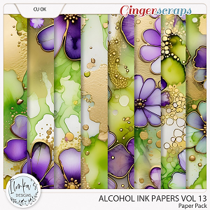 CU Alcohol Ink Papers Vol 13 by Ilonka's Designs