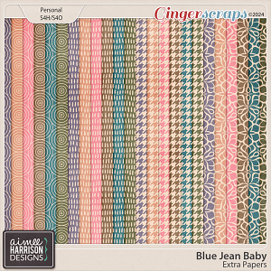 Blue Jean Baby Extra Papers by Aimee Harrison