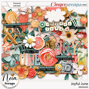 Joyful June - Elements - by Neia Scraps