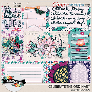 Celebrate the Ordinary - Journal Cards by Lisa Rosa Designs