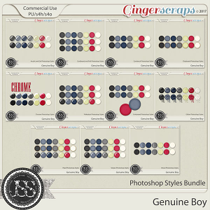 Genuine Boy CU Photoshop Styles Bundle