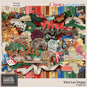 Viva Las Vegas Page Kit by Aimee Harrison