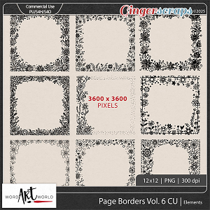 Page Borders Vol 6 CU OK Page Borders Vol 6 CU OK