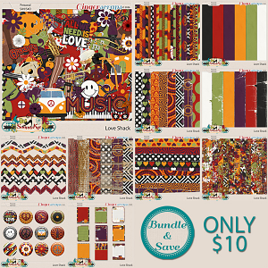 Love Shack Collection by The Scrappy Kat