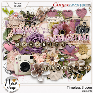 Timeless Bloom - Elements - by Neia Scraps
