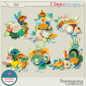 Thanksgiving - clusters pack 2