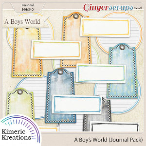 A Boys World Journal Pack by Kimeric Kreations