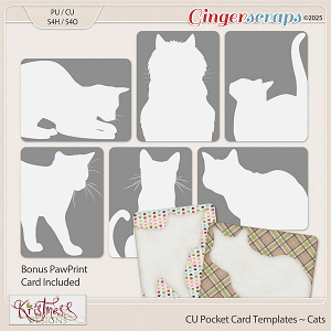 CU Pocket Card Templates - Cats