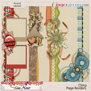 Chirp Page Borders from Designs by Lisa Minor