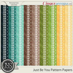 Just Be You Pattern Papers