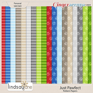 Just Pawfect Pattern Papers by Lindsay Jane