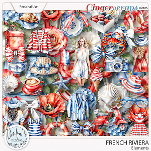 French Riviera Elements by Ilonka's Designs 