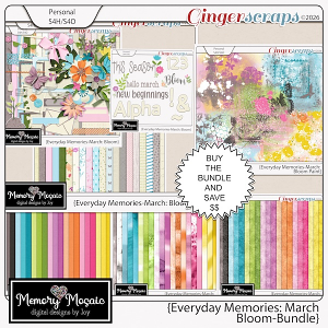 Everyday Memories: March-Bloom Bundle by Memory Mosaic