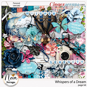 Whispers of a Dream - Page Kit - by Neia Scraps
