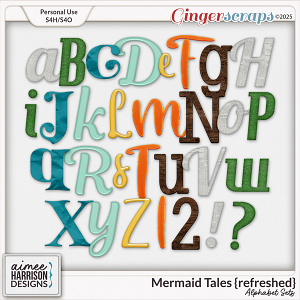 Mermaid Tales {refreshed} Alphabet Sets by Aimee Harrison Mermaid Tales {refreshed} Alphabet Sets by Aimee Harrison