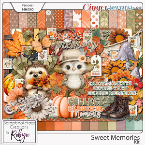 Sweet Memories Kit by Scrapbookcrazy Creations