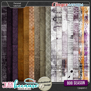 Boo Season Papers by JB Studio and PrelestnayaP Design