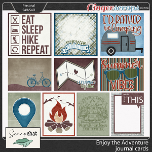 Enjoy the Adventure Journal Cards by ScrapChat Designs