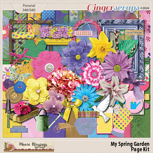 My Spring Garden Page Kit by Moore Blessings Digital Design